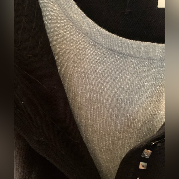 Quacker Factory Cardigan Tank Sweater - Picture 2 of 10